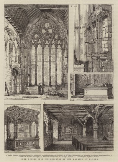 Some Ecclesiological Discoveries and Remains in London by Henry William Brewer